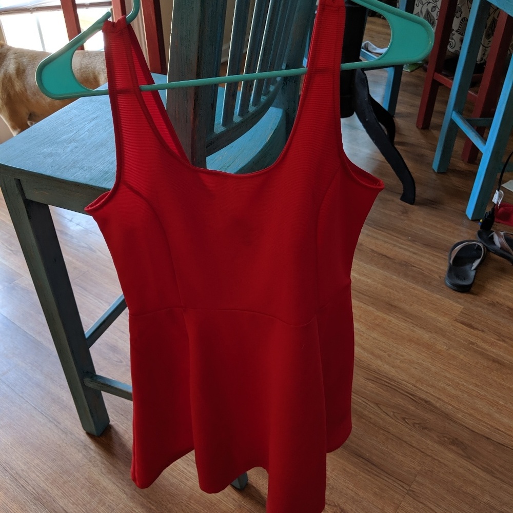 Red H&M dress